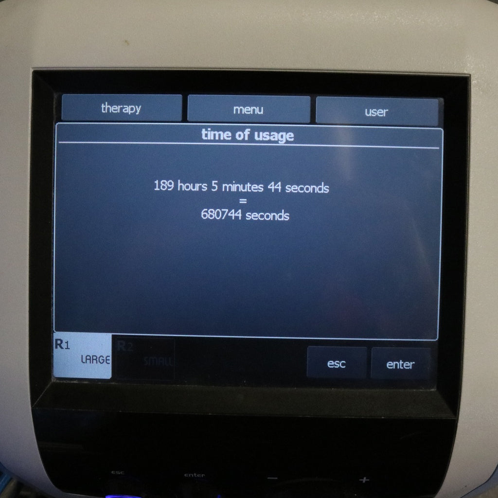 2011 BTL Exilis ELITE 120W RF Body Contour Skin Tight 2 Handpieces Lg Sm 190hr