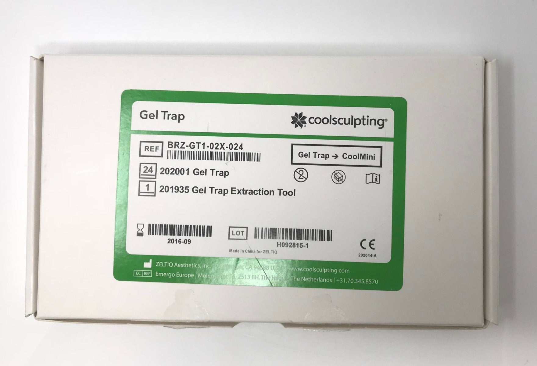 CoolMini Gel Trap CoolSculpting Filter Cartridges BRZ-GT1-02X-024 | 24-Pack EXP