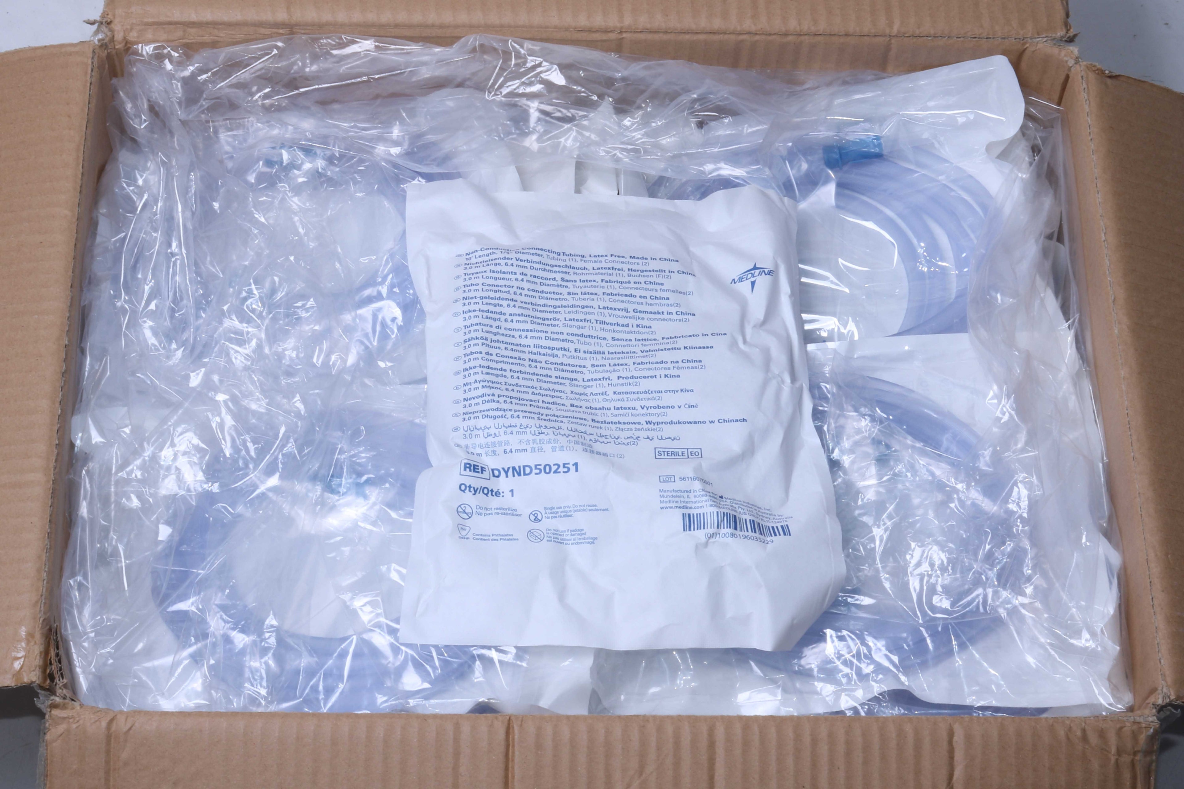 Lot of 40 Ulthera Cellfina Aspiration Tubing - 10' x 1/4" - Medline DYND50251