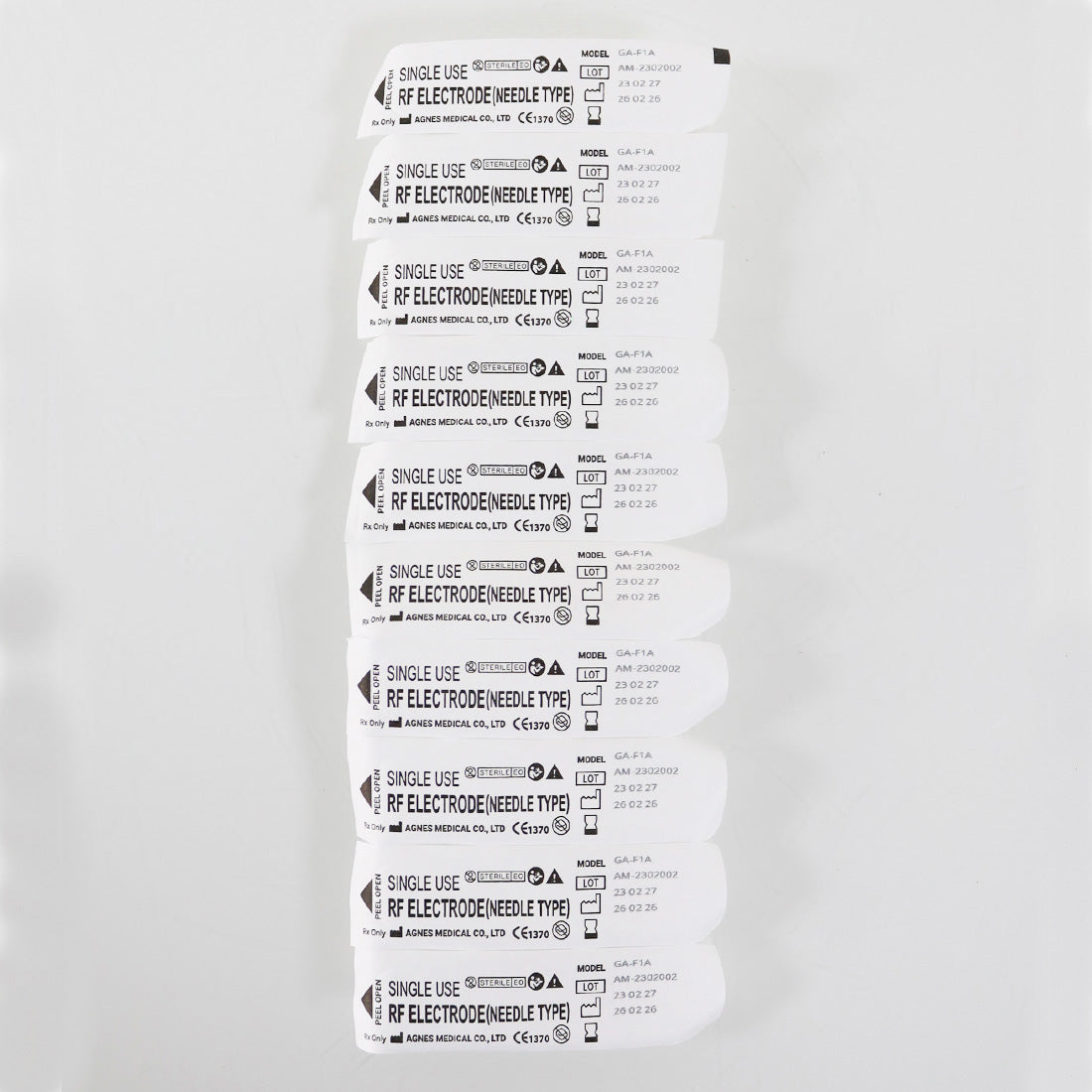 AGNES Medical Type F1A Partially Insulated Needle - EXP 02/26/2026 (8-Pack)