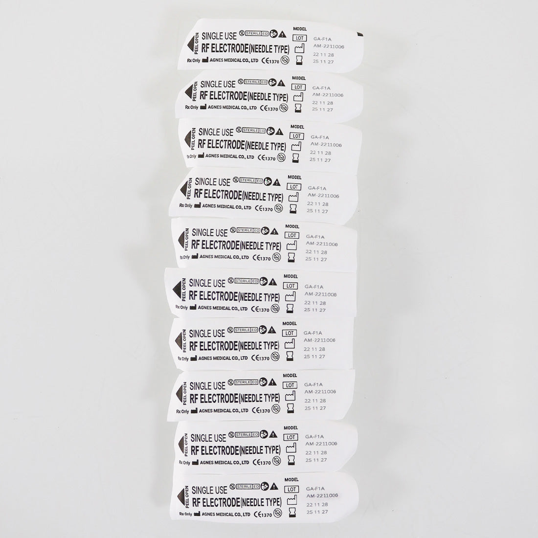 AGNES Medical Type F1A Partially Insulated Needle - EXP 11/27/2025 (10-Pack)