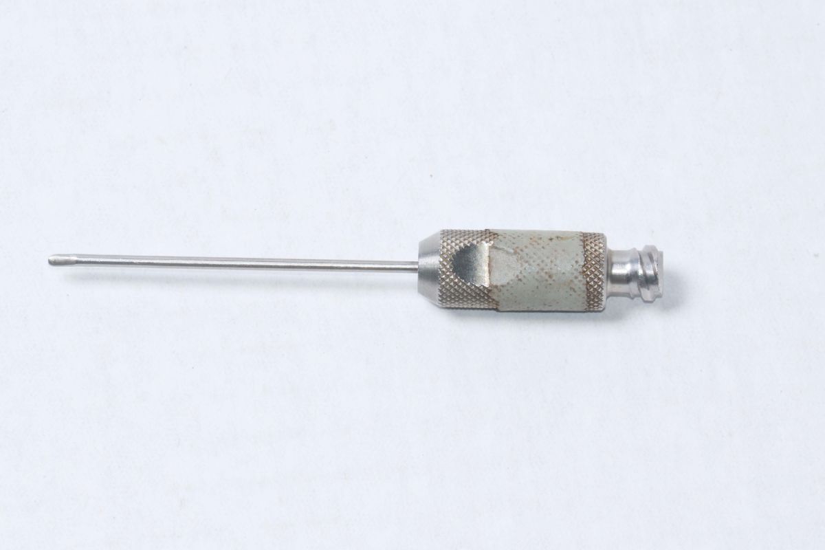 Spatula 2 Port Finesse Tip Microcannula Cannula 16G 5cm/1.6mm 2" LUER UNTESTED