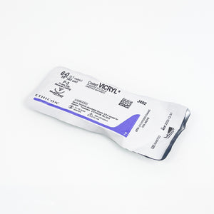 Ethicon Coated VICRYL 6-0 18In Braided Conventional Cutting Suture x1Pc 12/2022