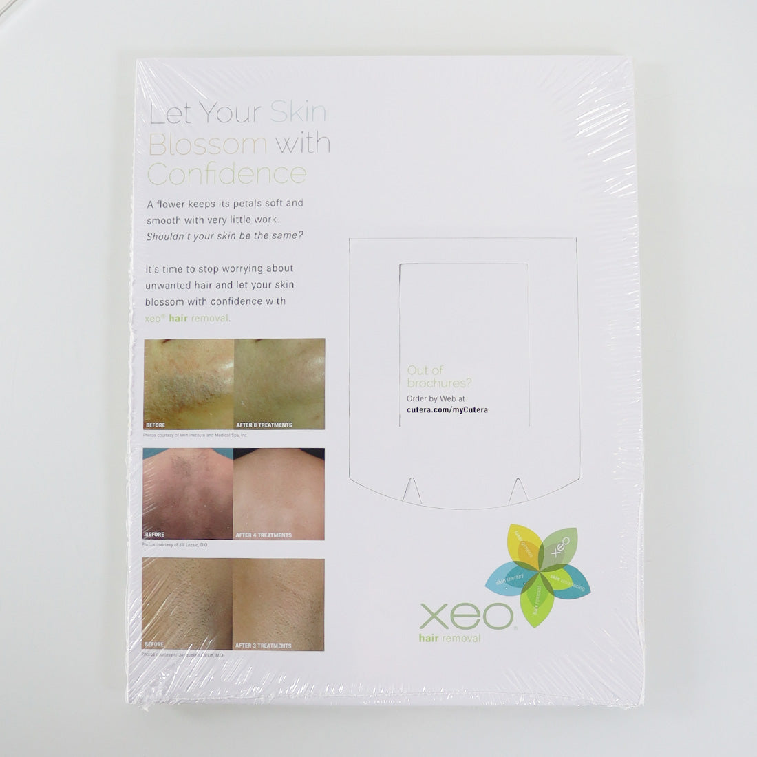 Cutera Xeo Hair Removal Waiting Room Marketing Simple Stand x2 Pack