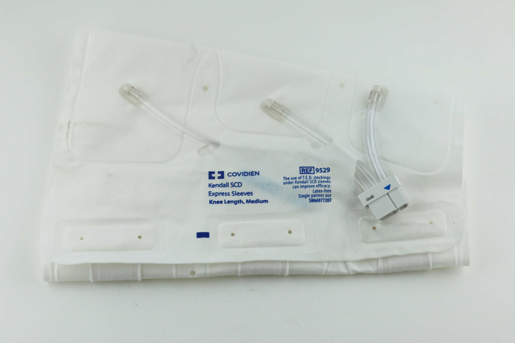 Covidien 9529 Kendall SCD DVT Compression Express Sleeve Medium Knee UNTESTED