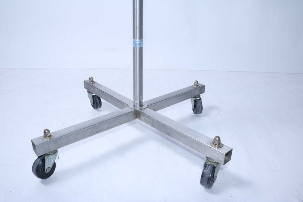 AMS American Medical Systems Manual 63" to 100" Rolling IV Stand Pole