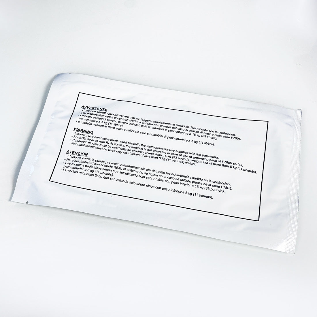 BTL Aesthetics Exilis Electrosurgical Disposable Grounding Pad F7820 Adult 11Pcs