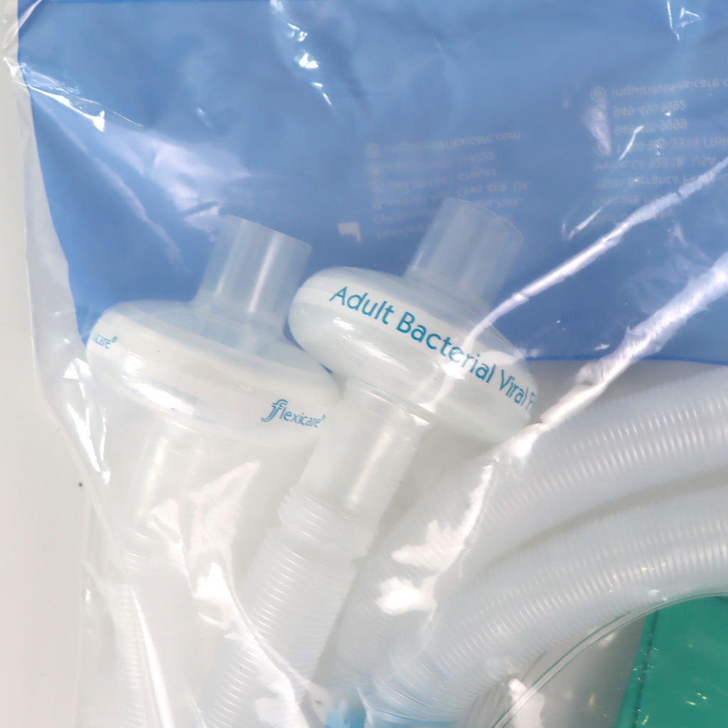 Flexicare Anesthesia Breathing Adult Expandable Circuit 108 Inch Luer Y-Piece 3 Liter Bag Single Patient Use