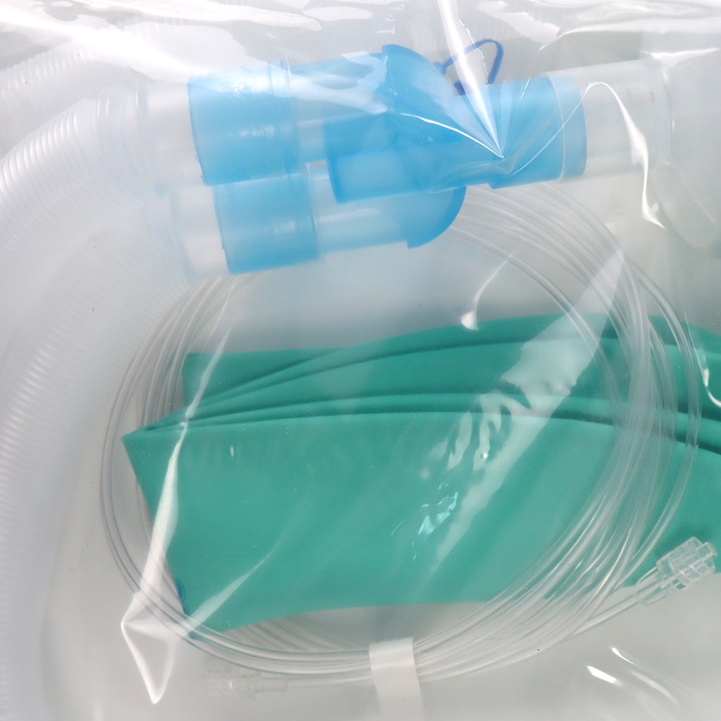Flexicare Anesthesia Breathing Adult Expandable Circuit 108 Inch Luer Y-Piece 3 Liter Bag Single Patient Use