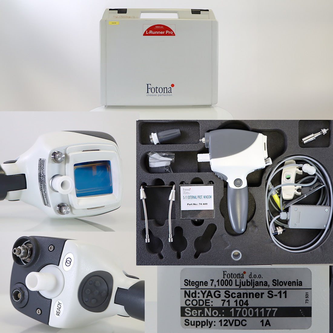 2018 Fotona SP Dynamis Pro Skin Acne Scar Nd:YAG Er:YAG Laser System M021-4AF/3