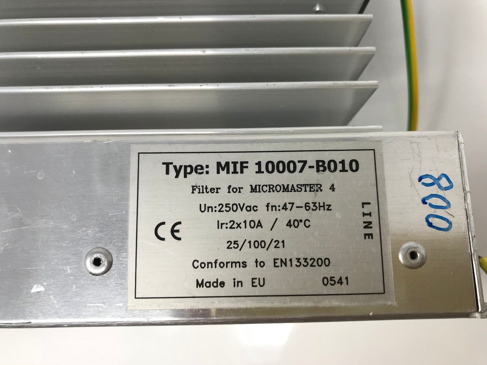 Fotona Dualis Aesthetic Laser Line Filter Siemens Micromaster 410 PARTS UNIT