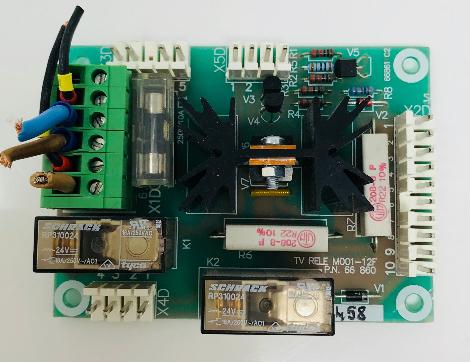 Fotona Dualis Aesthetic Laser System Relay Board PCB M001-12F 66-860 Parts AS-IS