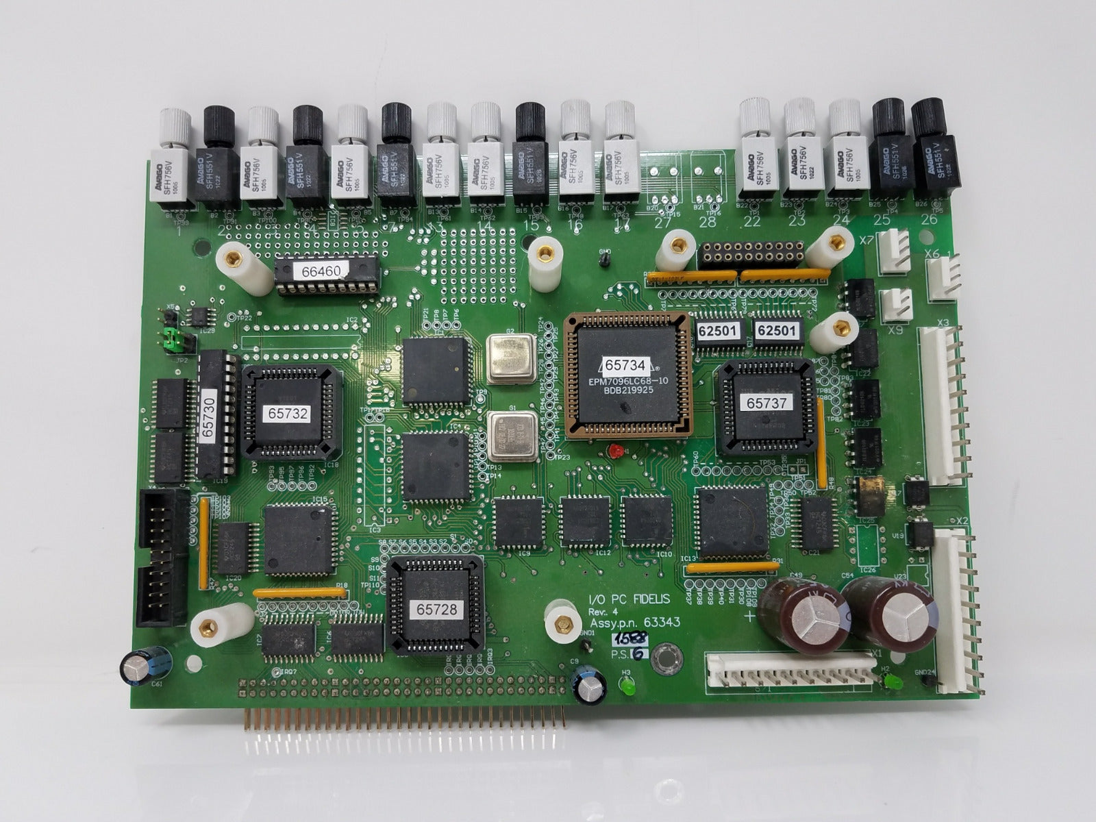 Fotona Dualis I/O PC Fideus Board P/N 63343 ** Parts Only SOLD AS IS **