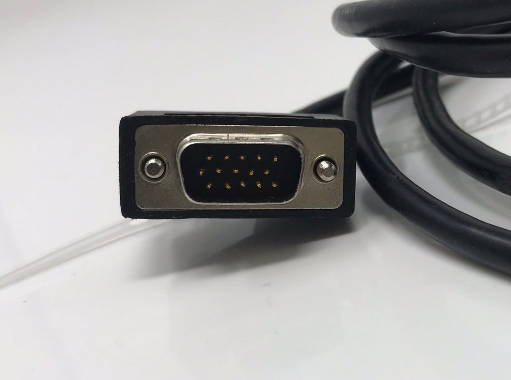 Fraxel Repair 15 Pin Serial Data Video Interface Shielded VGA DSub Cable Male As Is Parts