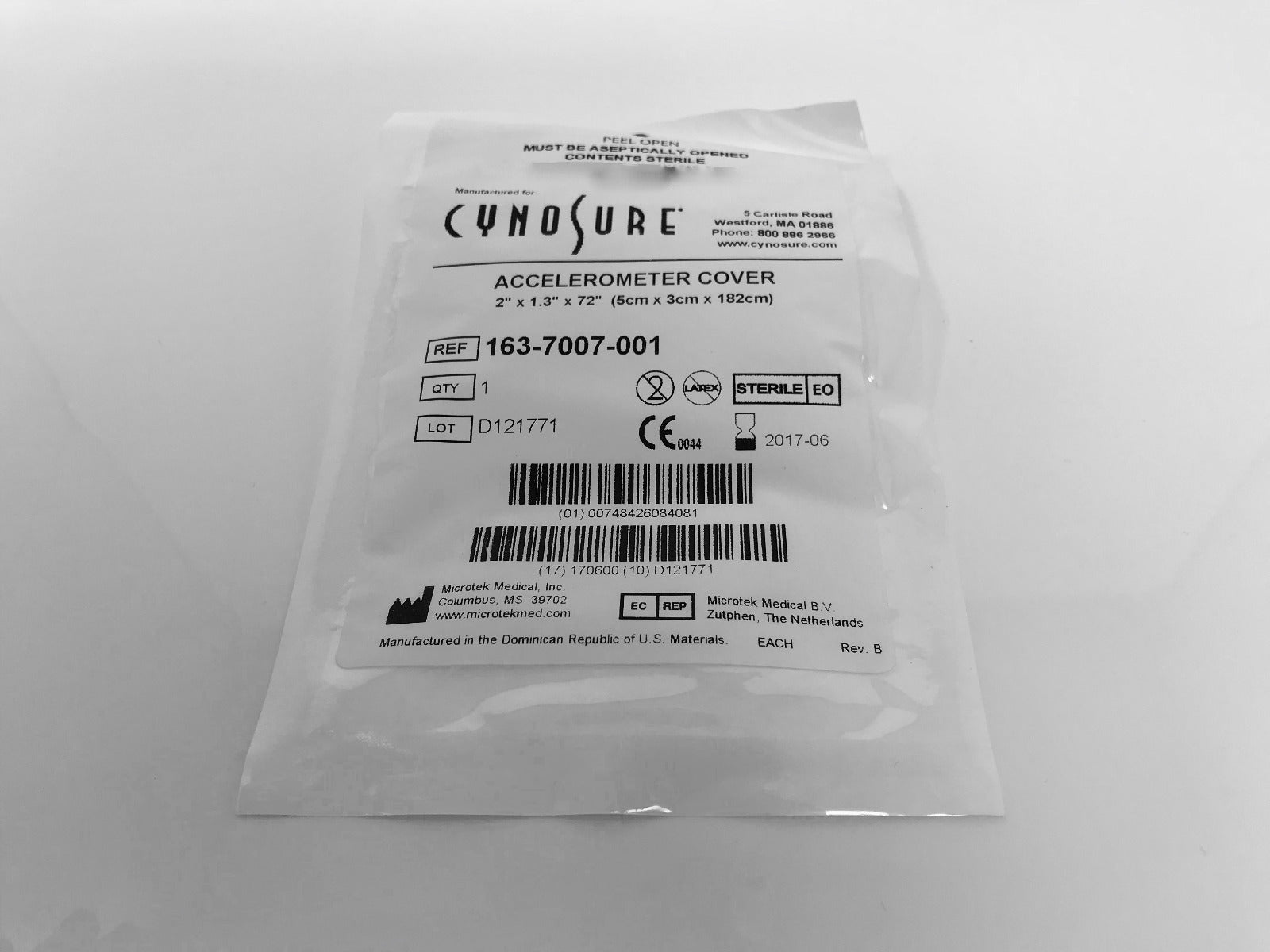 CYNOSURE Accelerometer Cover SmartLipo Lot of 10 P/N: 163-7007-001