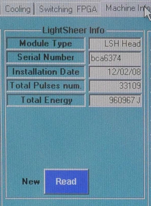 Lumenis LIGHTSHEER Treatment Head Laser Handpiece Light Sheer HP 50-04925