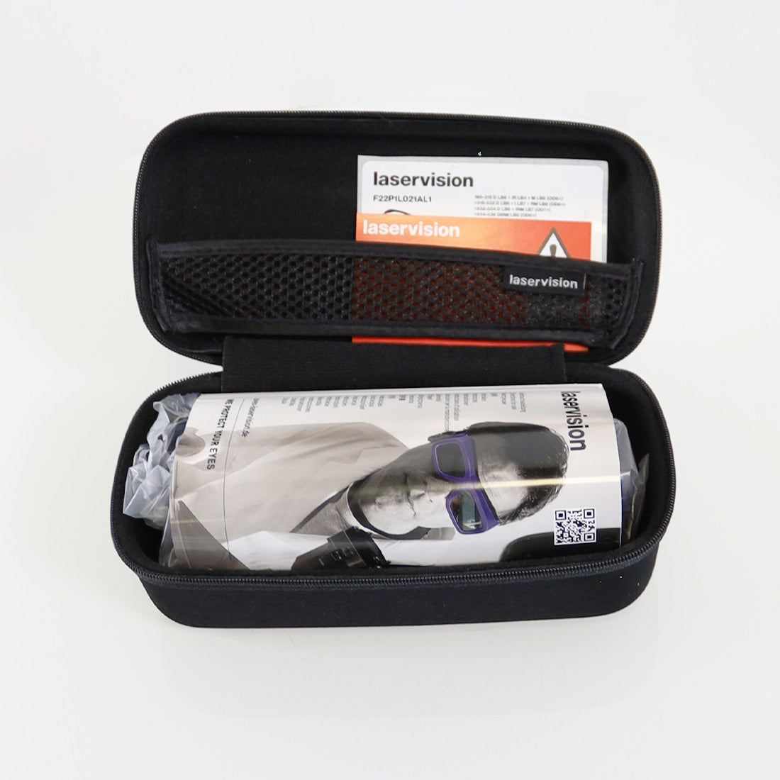 LaserVision QS NdYAG 532 & 1064 Laser Operator Orange Eyewear Safety Glasses New