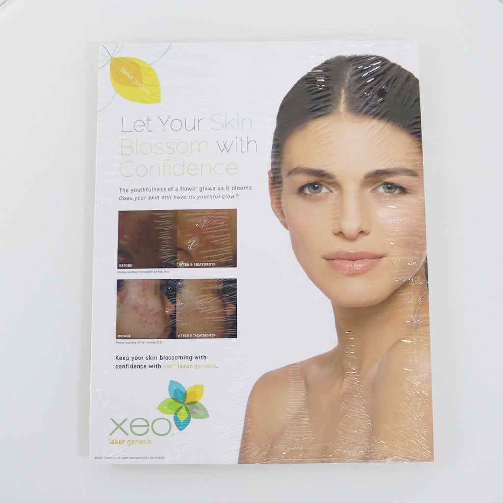 Cutera Xeo Laser Genesis Waiting Room Marketing Table Tent x2 Pack AP1262