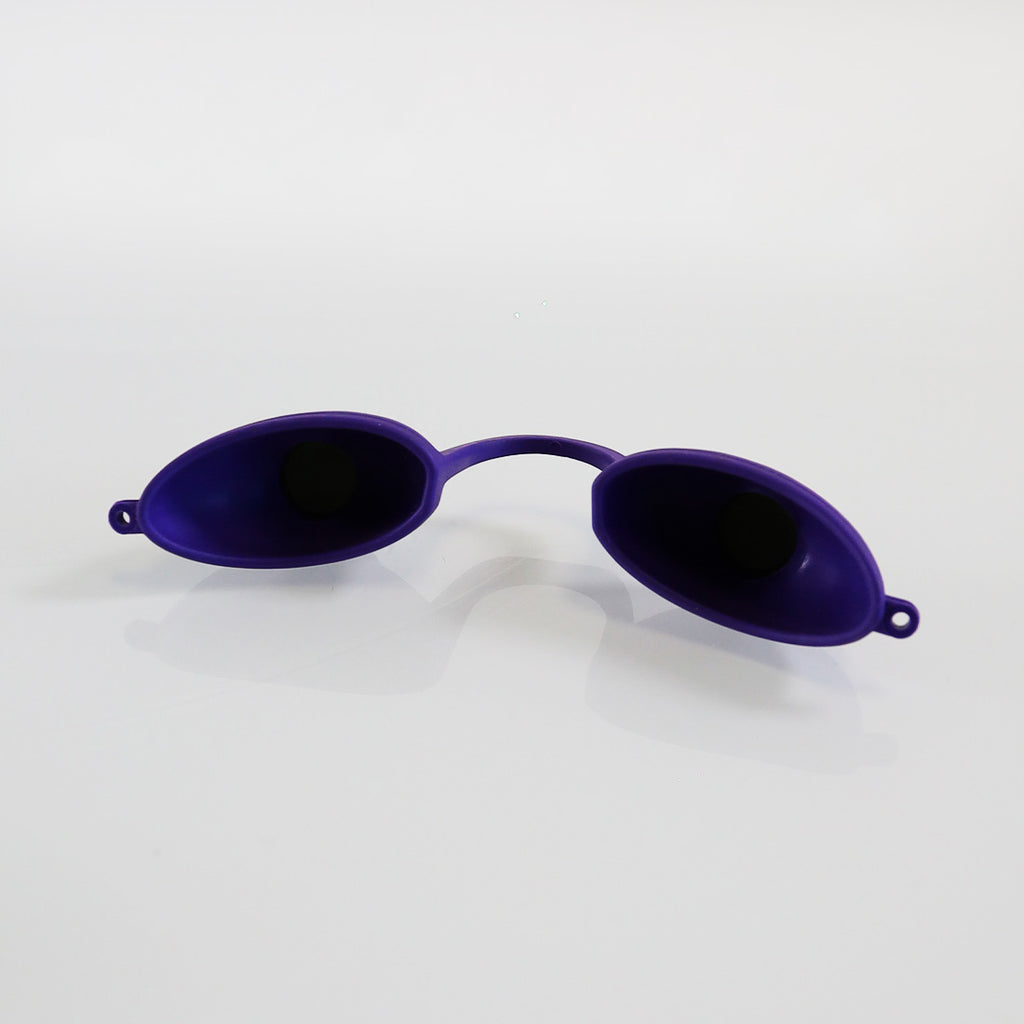 IPL Laser Patient Safety Goggles Plastic Eye Purple Shields Reusable Eyewear