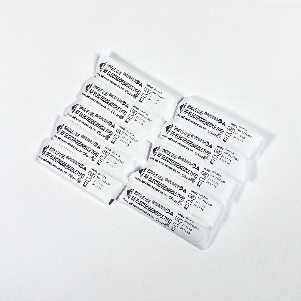 Agnes Medical RF Electrode Needle Single Use 10 Pack Model GA-F1A Exp2024