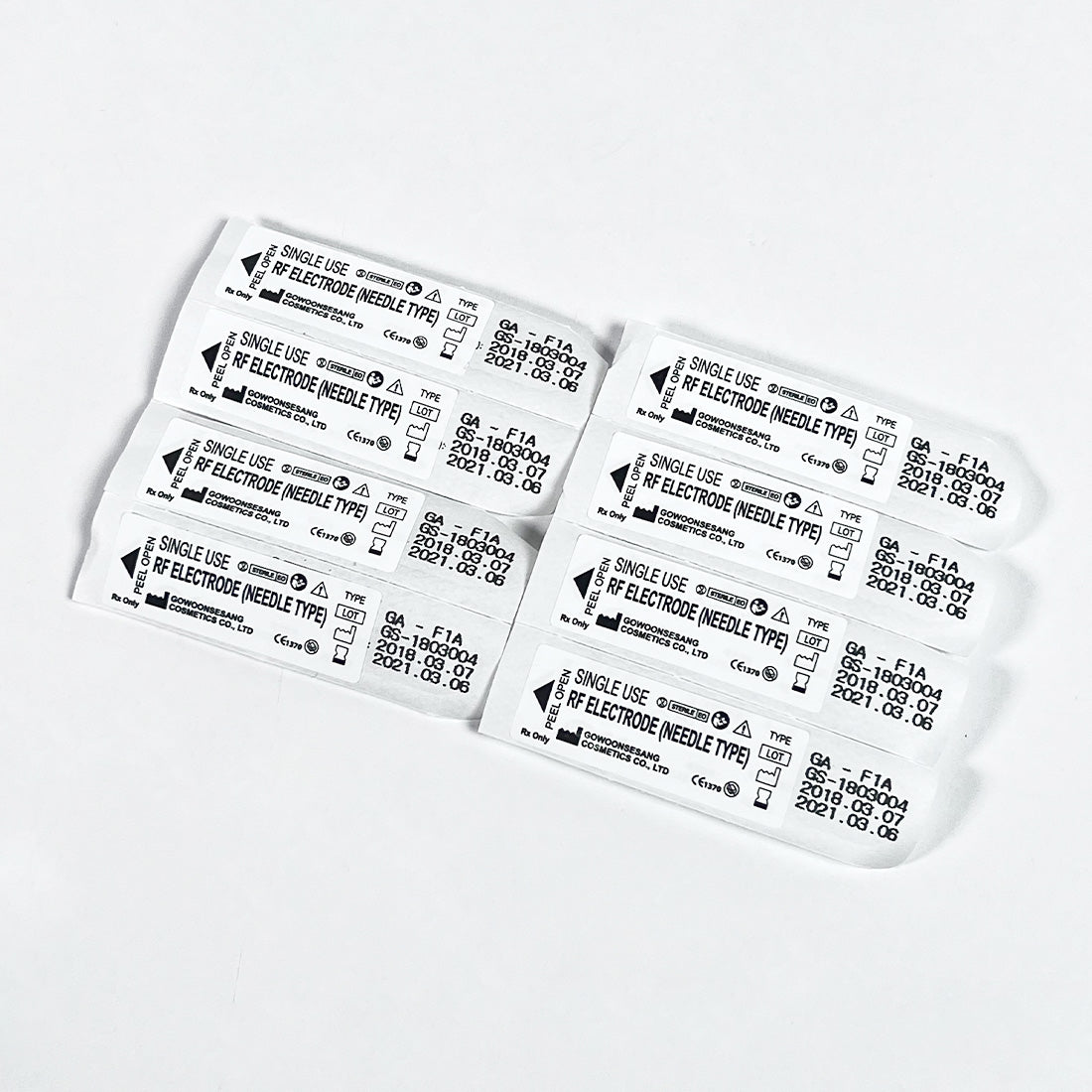 Agnes Medical Sterile Micro Needle Single Use 8 Pack Model GA-F1A Exp2021