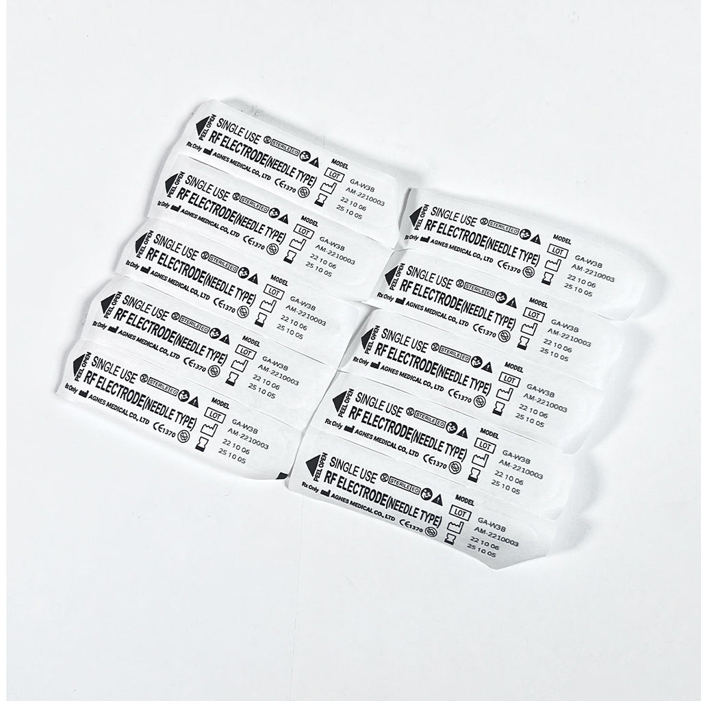 Agnes Medical RF Electrode Needle Single Use 10 Pack Model GA-W3B Exp2025