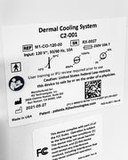 2021 Glacial RX CryoAesthetic Cryomodulation Precision Skin Toning Cooling System