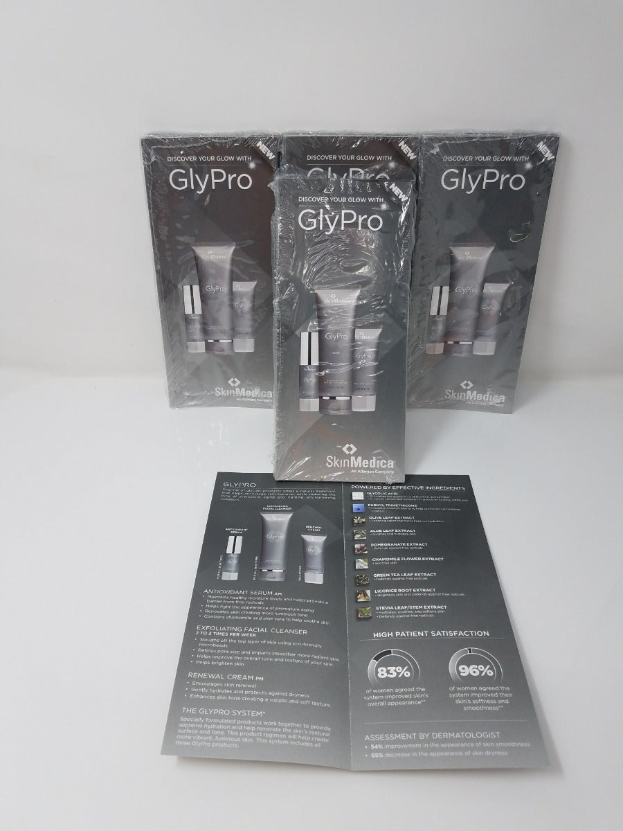 Gly Pro SkinMedica Allergan Anti-Aging Informational Brochure Pamphlet Lot 100