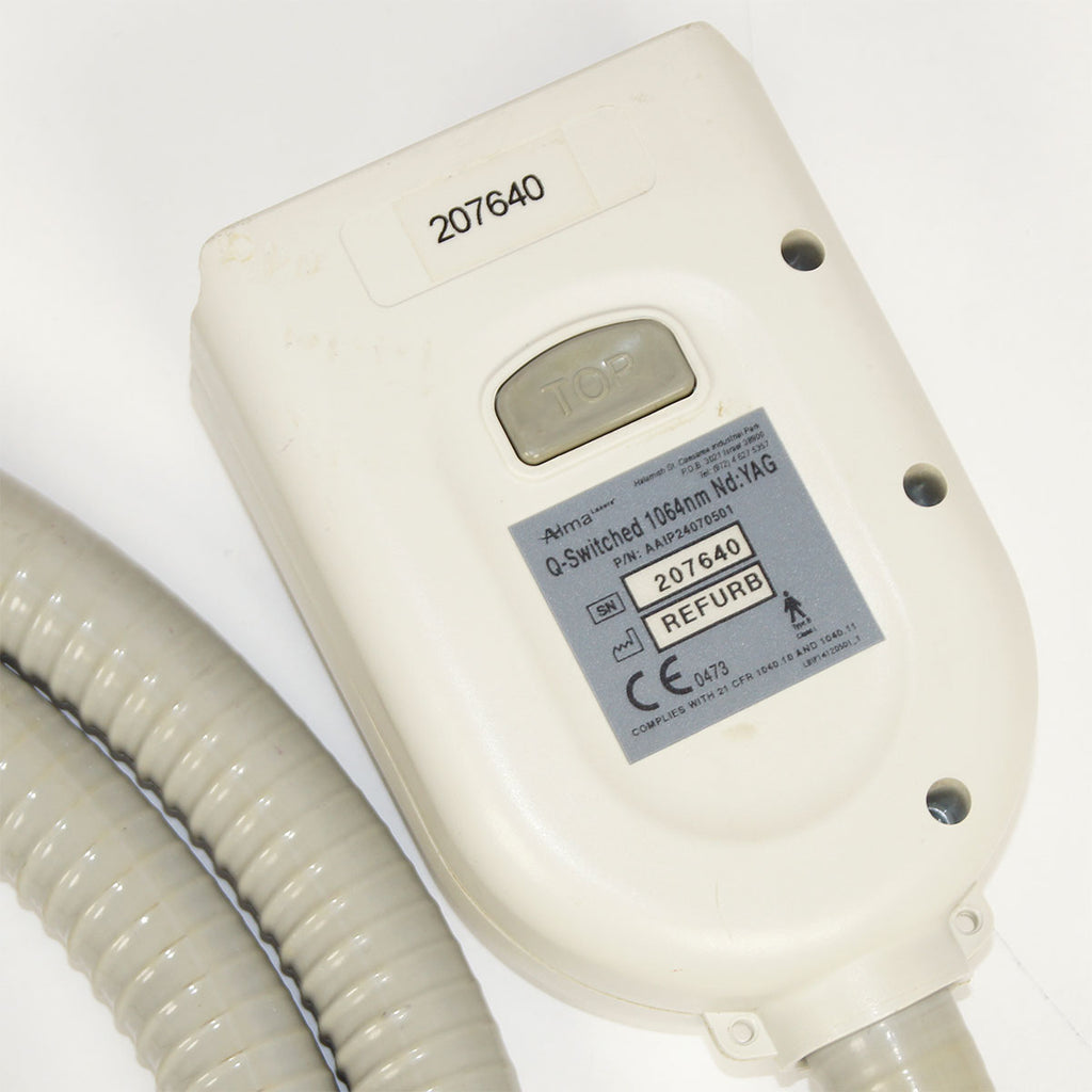 Custom Order - Alma Q-Switched Laser 1064nm QS Nd Yag Handpiece w/ 532nm 2mm Tip