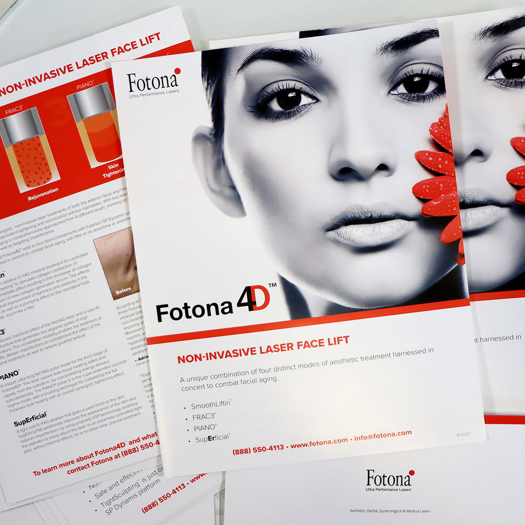Fotona Ultra Performance Lasers 4D Non-Invasive Marketing Pamphlet x30