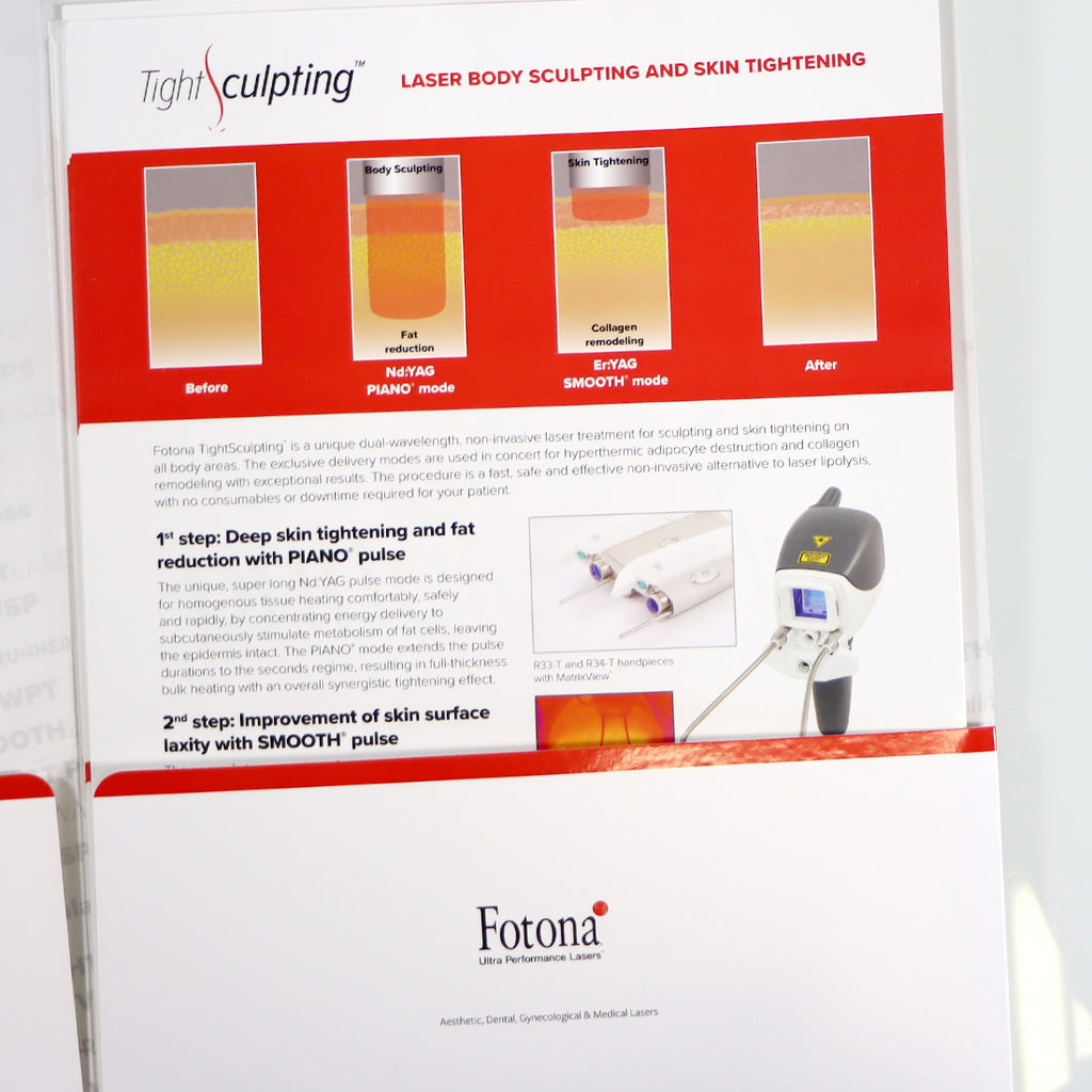 Fotona Ultra Performance Lasers 4D Non-Invasive Marketing Pamphlet x30