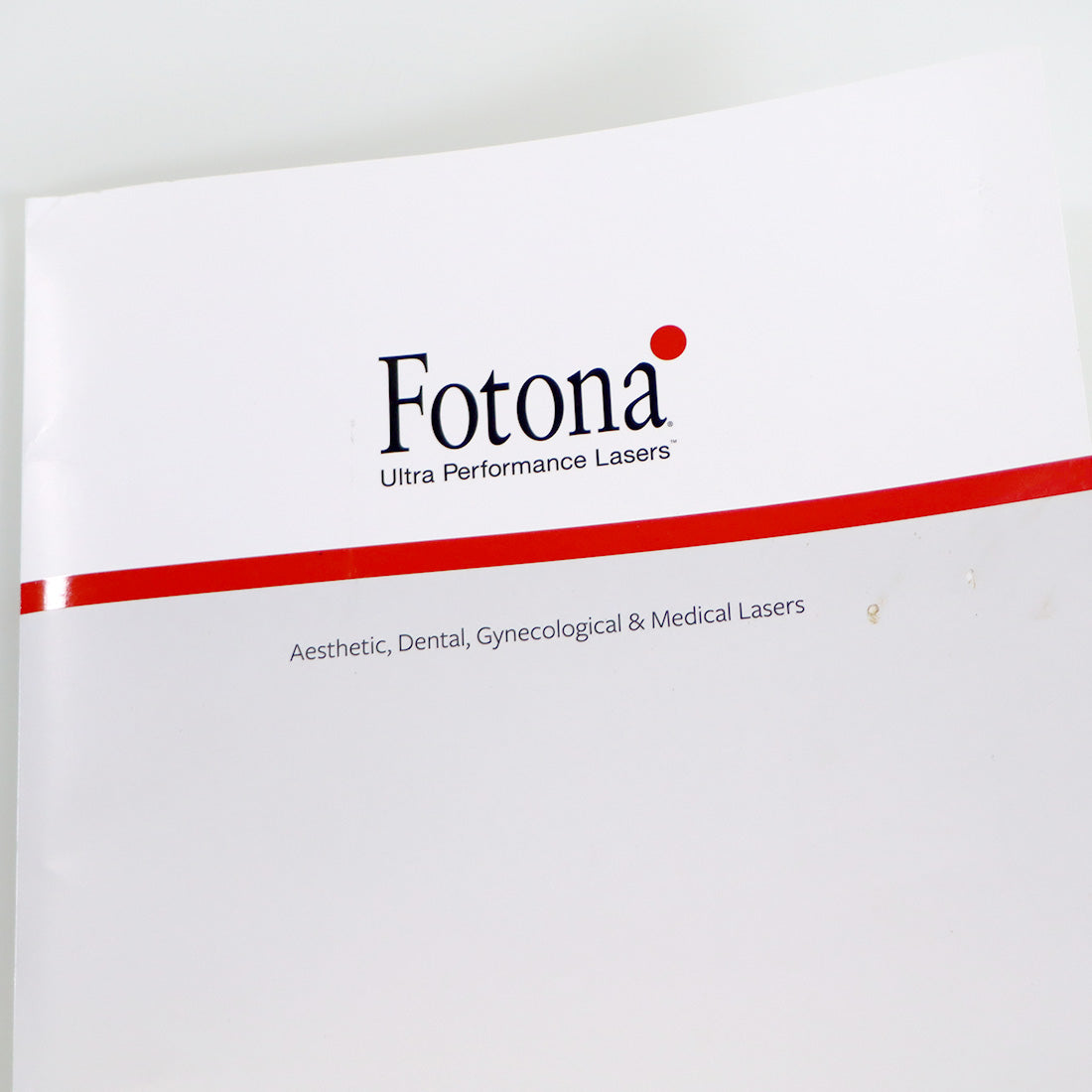 Fotona Ultra Performance Lasers 4D Non-Invasive Marketing Pamphlet x30