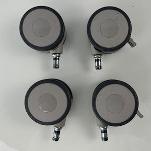 Hydrafacial Set Wheels Rolling Caster x4 Pcs Swivel Locking