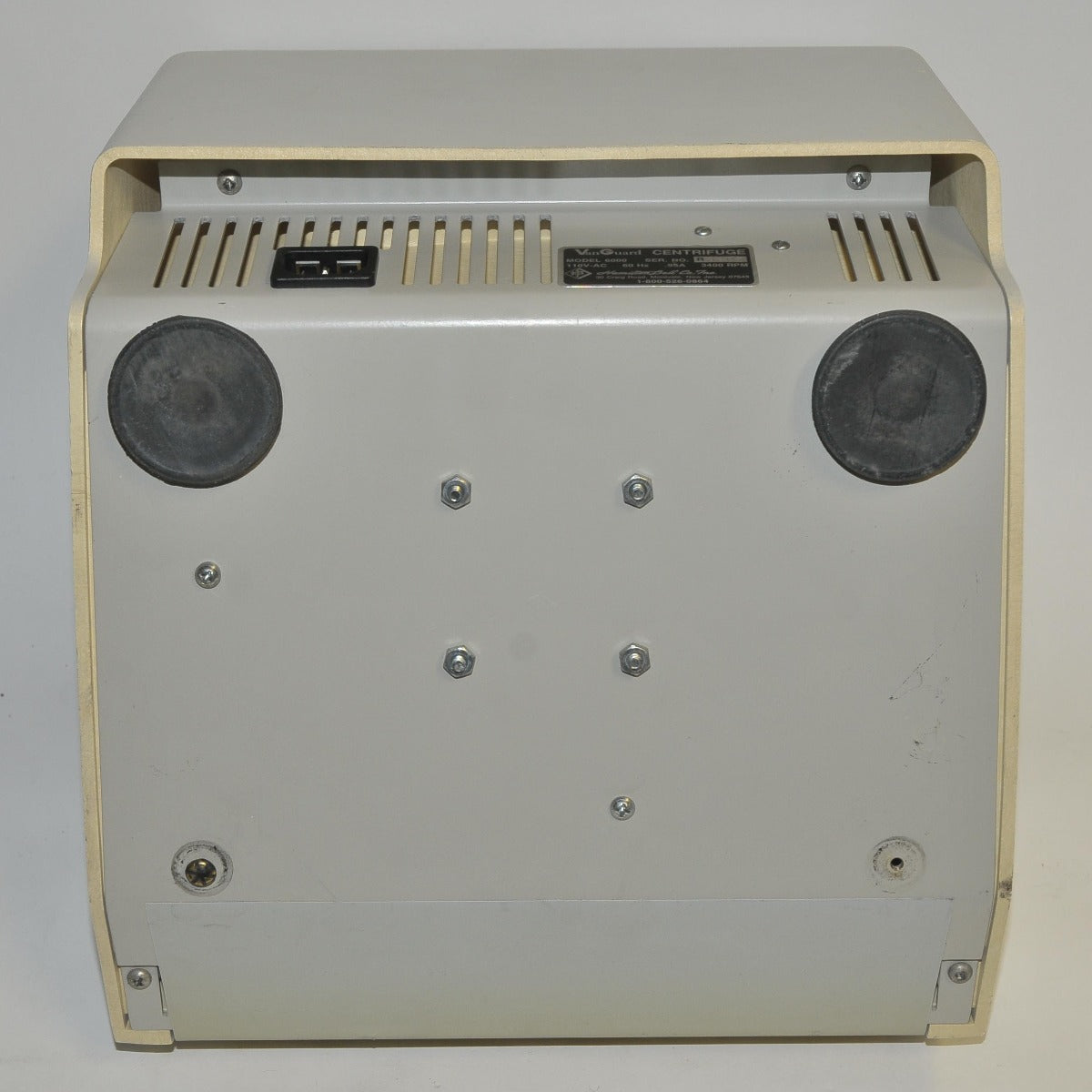 Hamilton Bell Van Guard V6500 Centrifuge Model 6000 6 Slot Rotor Van Guard Timer