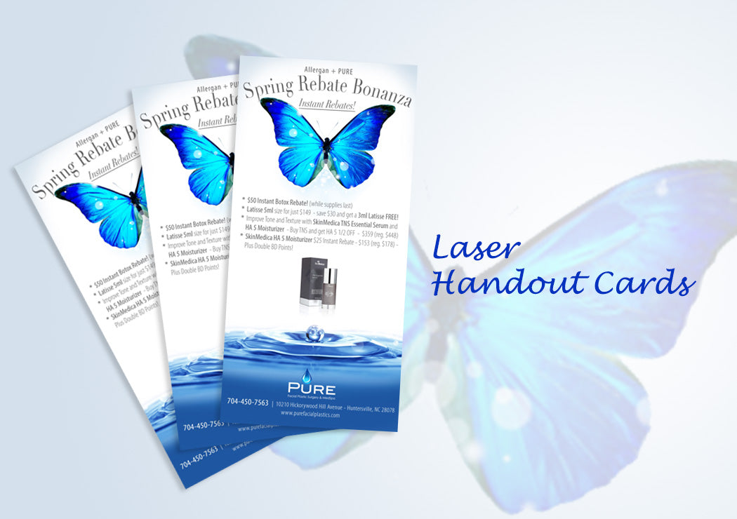 Laser Handout Cards