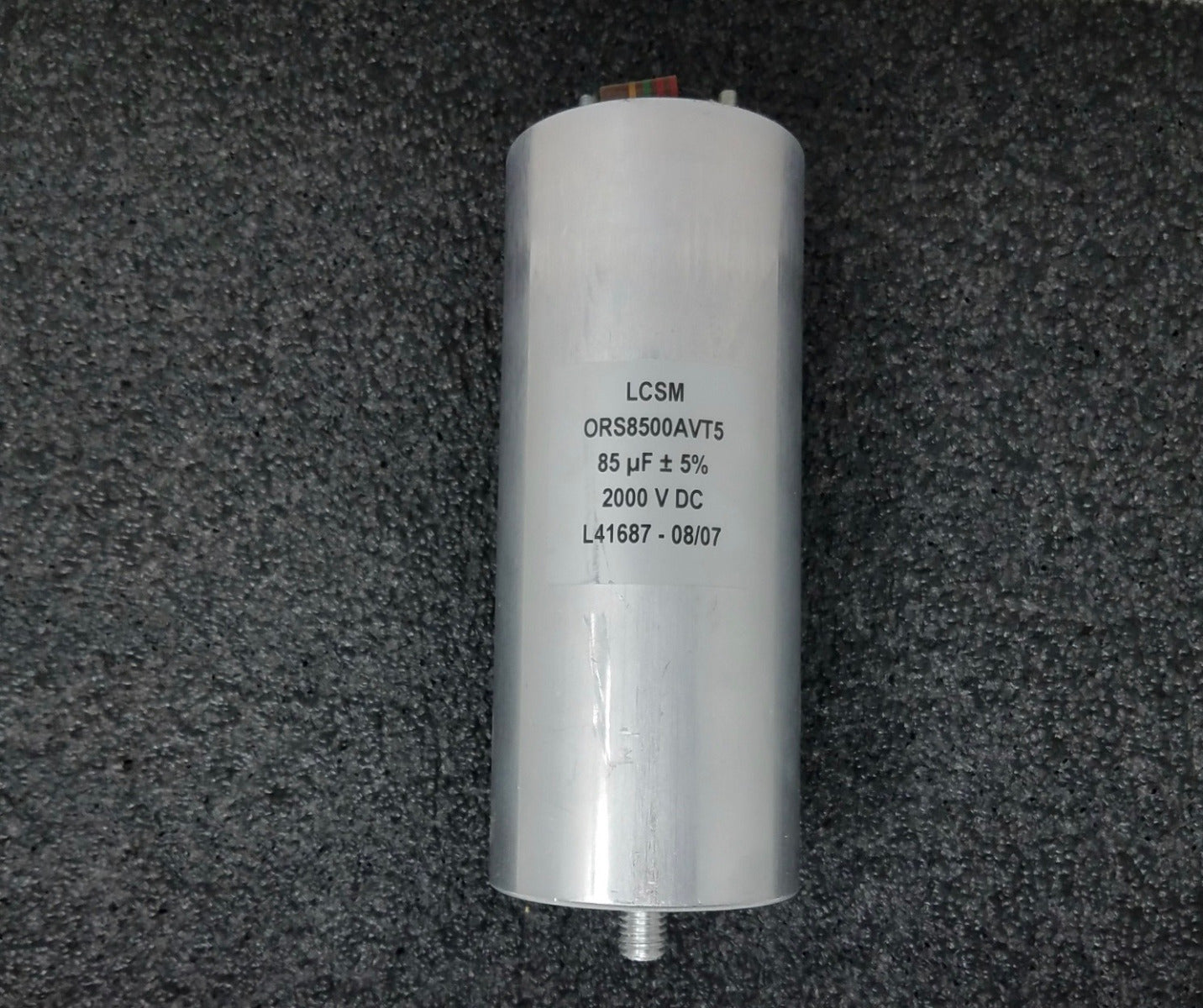 Hoya ConBio Capacitor LCSM 2000 V DC 85uFCynosure Pulsed Lazer 08/07 ** AS IS **