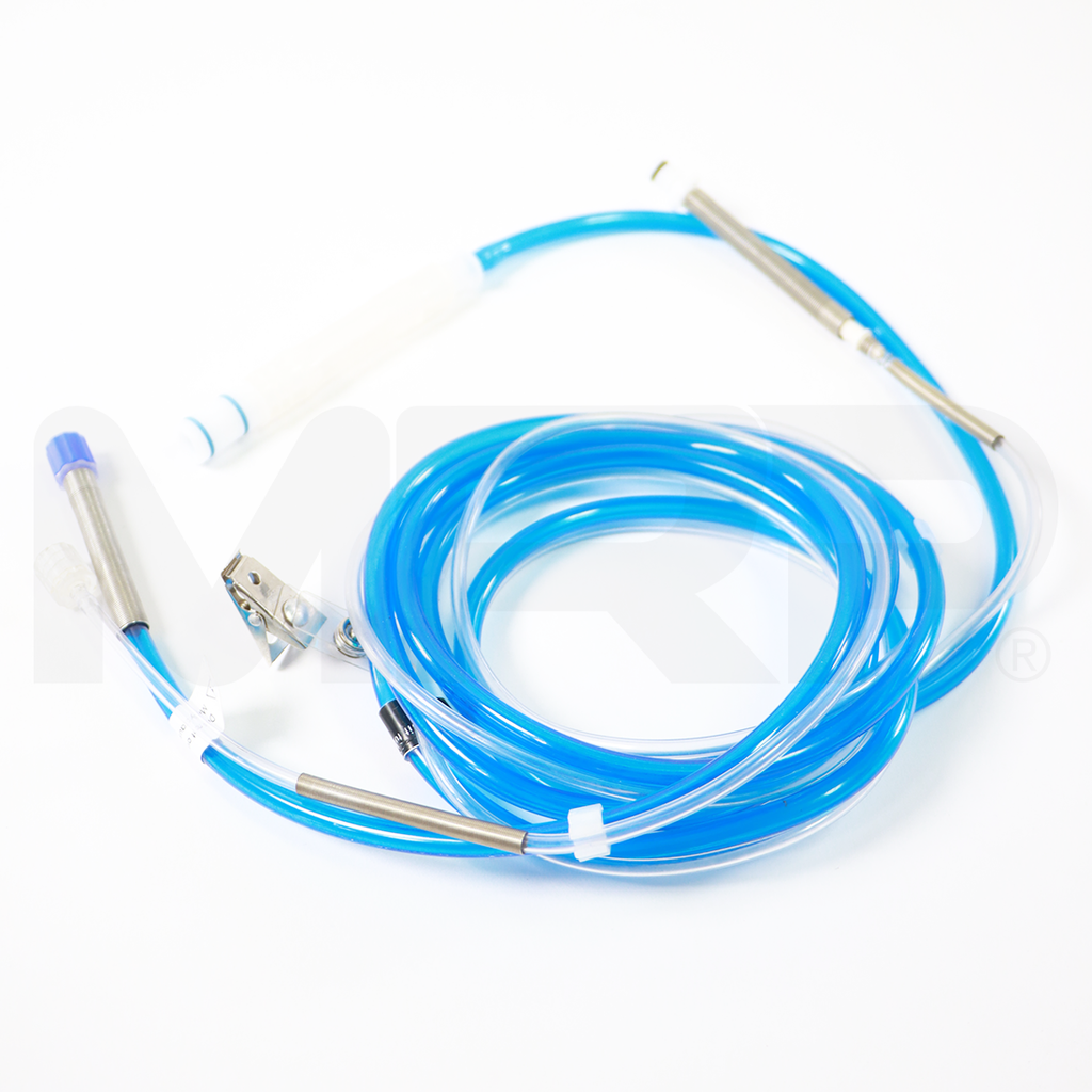 Edge Systems Hydrafacial Handpiece Tubing Clear Blue Double Fork Hose Tube