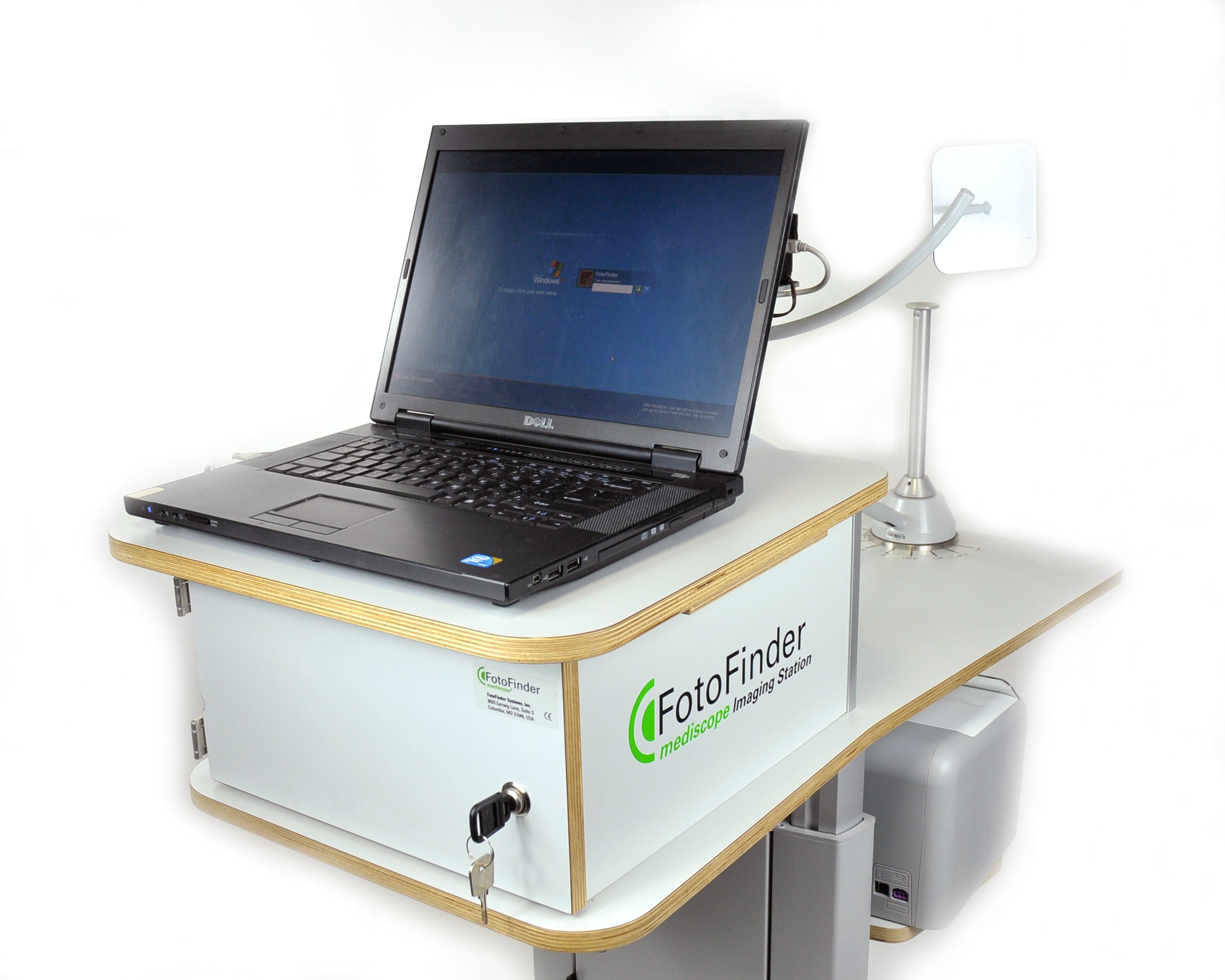 Fotofinder Mediscope Imaging System Digital Photography Camera Laptop Veinscope