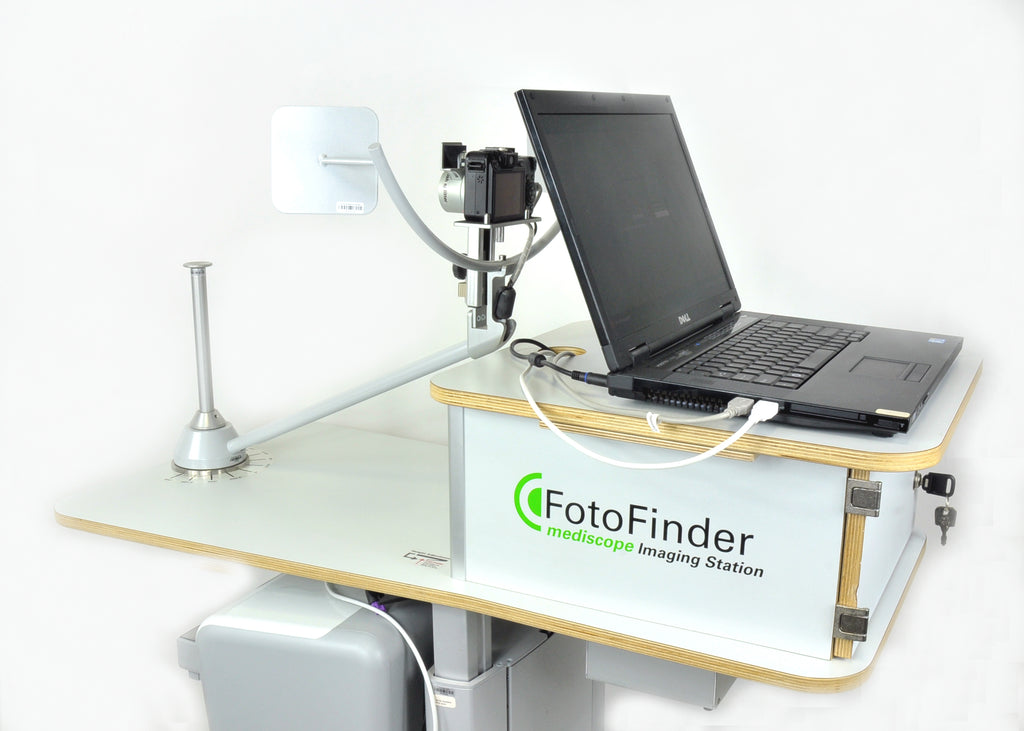 Fotofinder Mediscope Imaging System Digital Photography Camera Laptop Veinscope