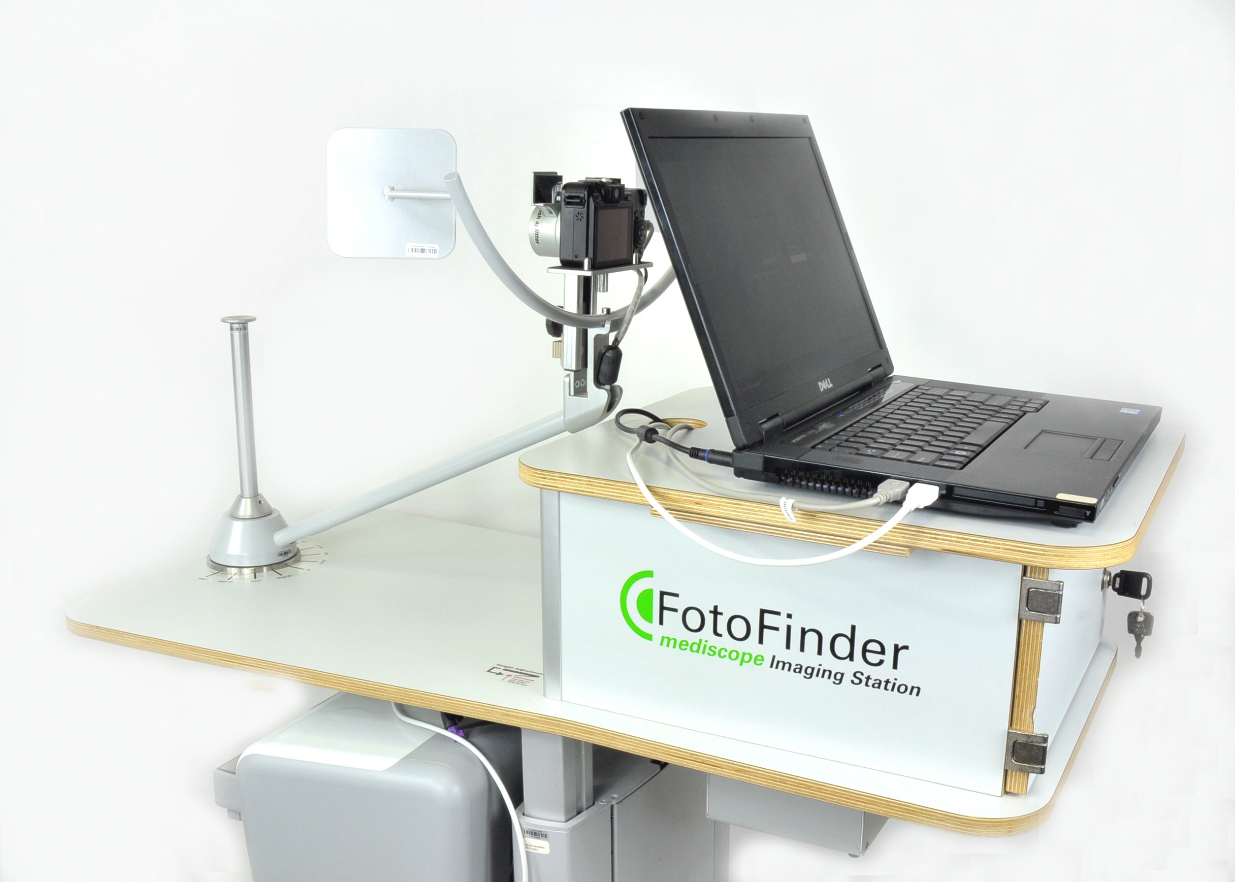 Fotofinder Mediscope Imaging System Digital Photography Camera Laptop Veinscope