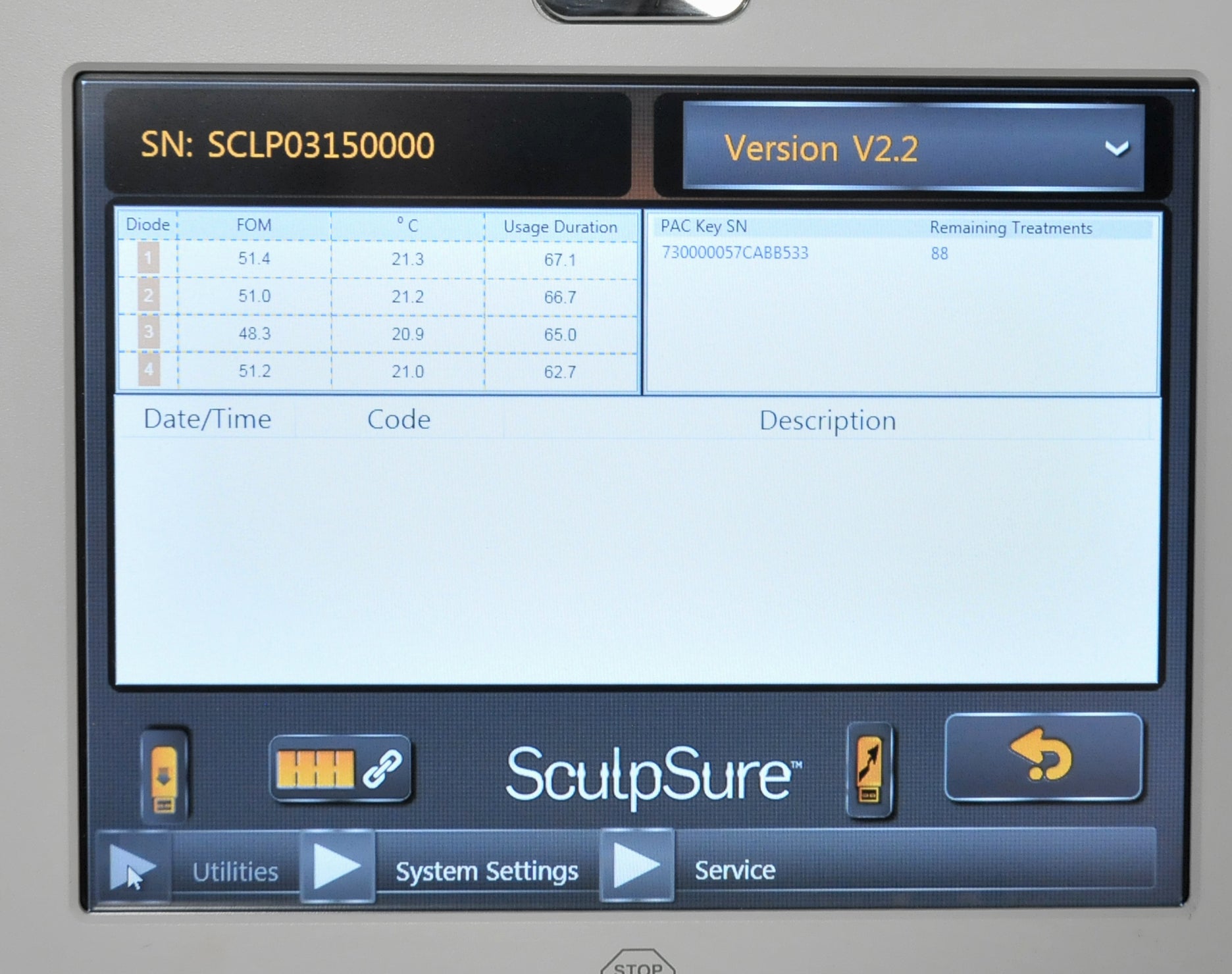 2015 Cynosure SculpSure 1060nm Diode Laser Body Contour Lipolysis Fat Reduction