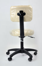 Silhouet-Tone Deluxe Rolling Stool Contoured Rolling Spa Technician Chair Salon