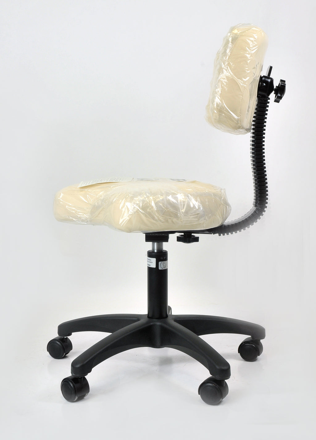 Silhouet-Tone Deluxe Rolling Stool Contoured Rolling Spa Technician Chair Salon