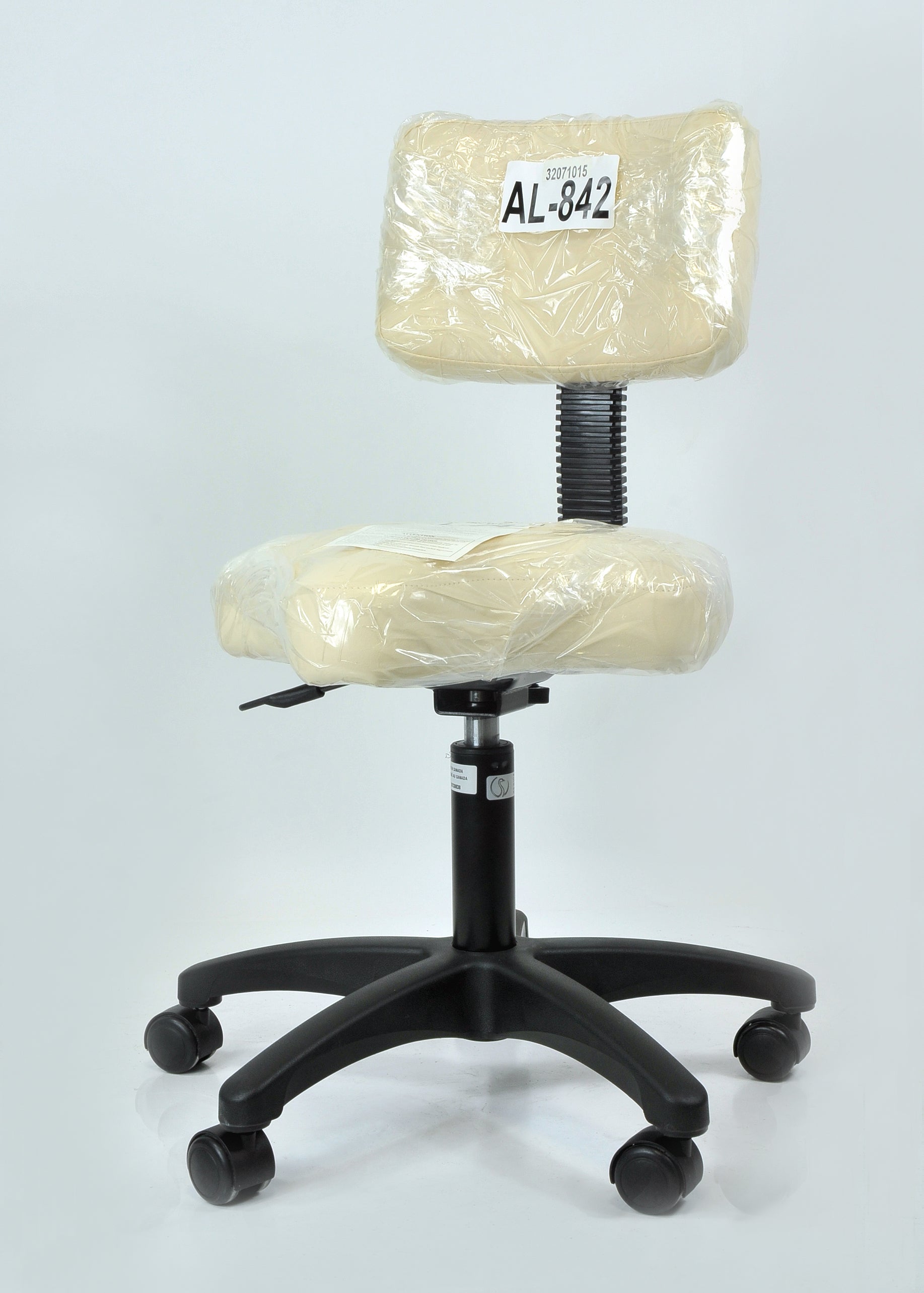 Silhouet-Tone Deluxe Rolling Stool Contoured Rolling Spa Technician Chair Salon