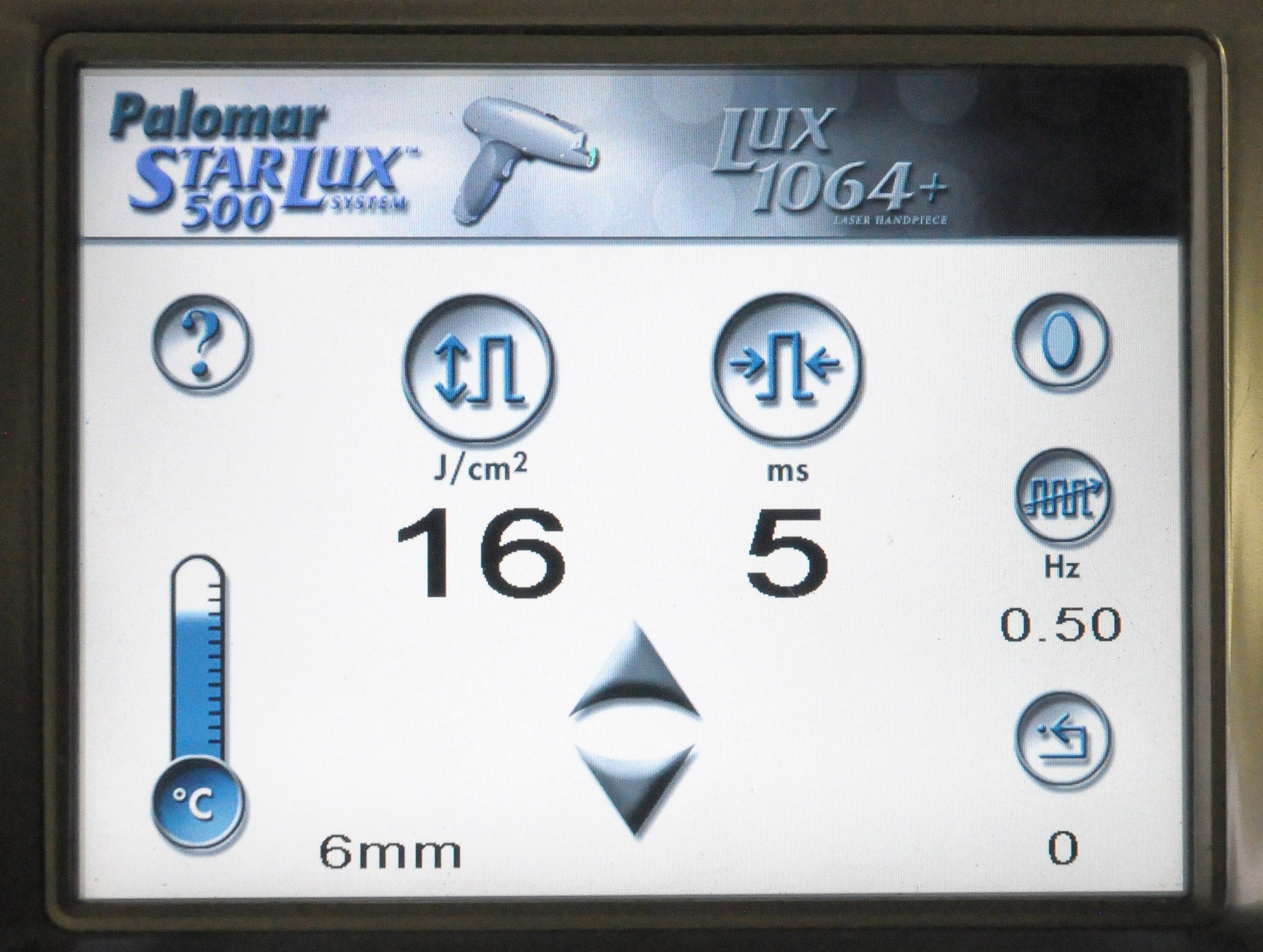 2009 Palomar Lux1064+ Nd:Yag Laser HandPiece Lux 1064 Plus StarLux 500 - HP