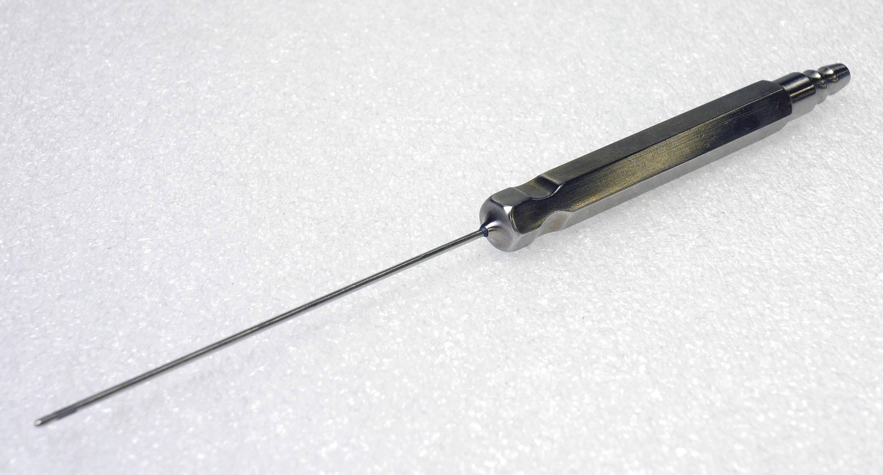 Wells Johnson Byron Cannula Needle 1.8mm x 11cm Stainless SS 3-Hole Suction