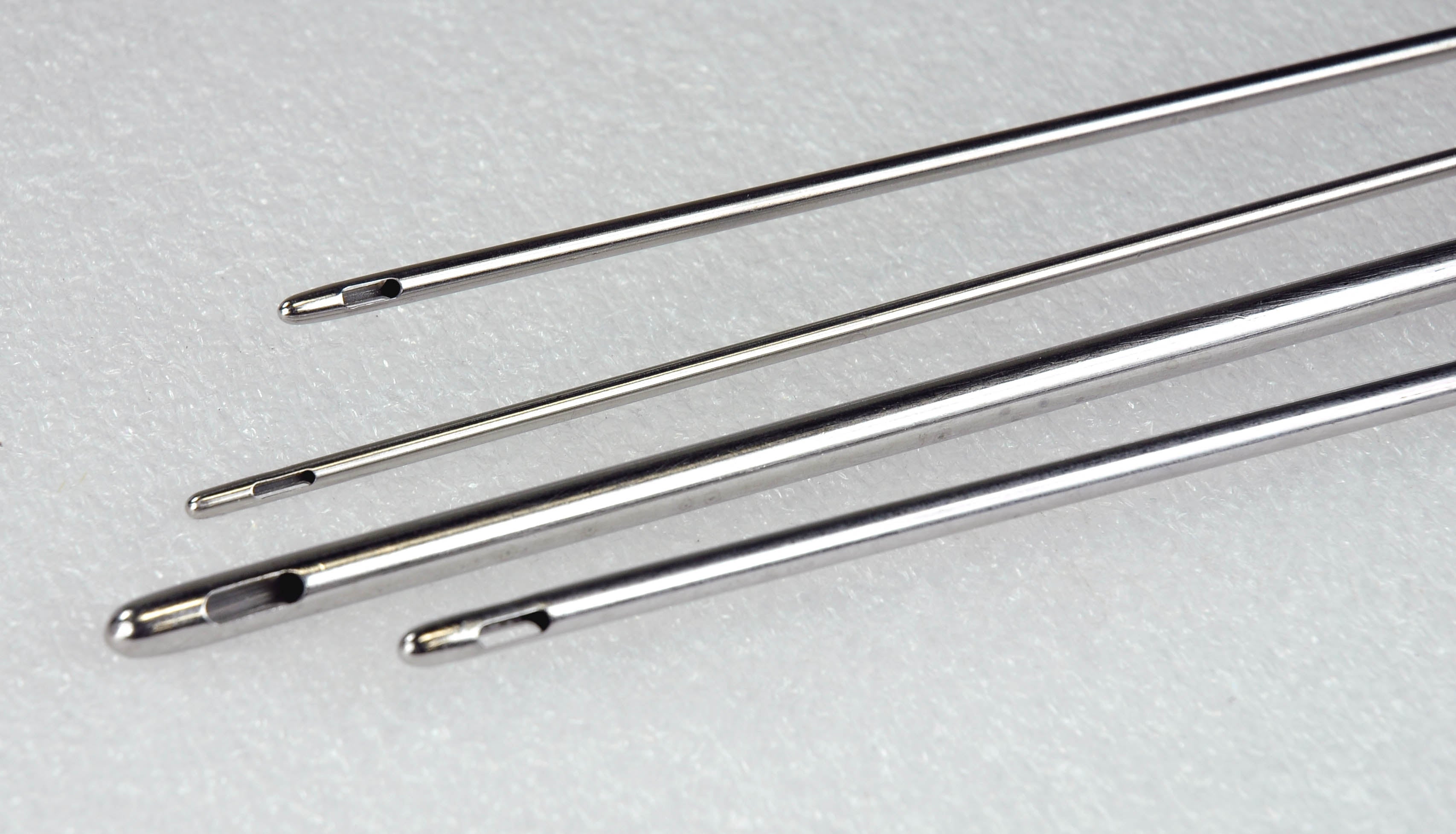 Byron Wells Johnson Cannula Liposuction Needle Set of 4 Stainless Steel 3-Hole