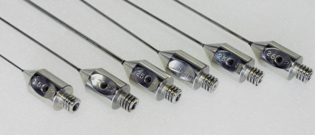 Cannula Liposuction Surgical Needle Set of 6 Lipo Stainless Steel Lot w Handle
