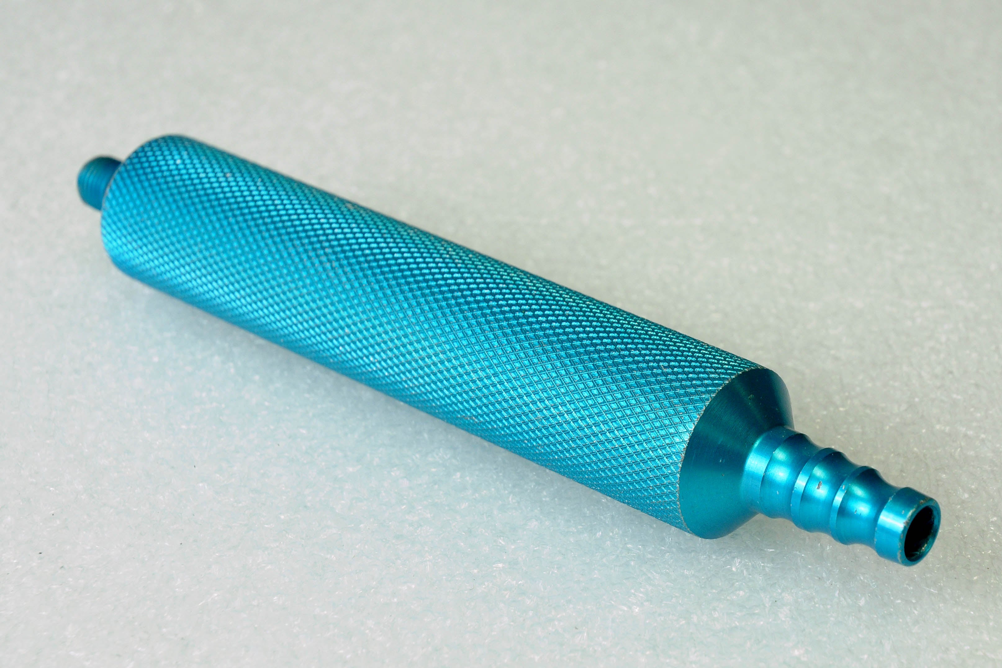 Byron ARC-HAN-L Cannula Needle Infiltration Handle - Blue Metal