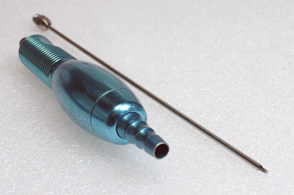 K.M.I. HandPiece Cannula Needle Handle Blue Metal Hand Piece KMI Canula